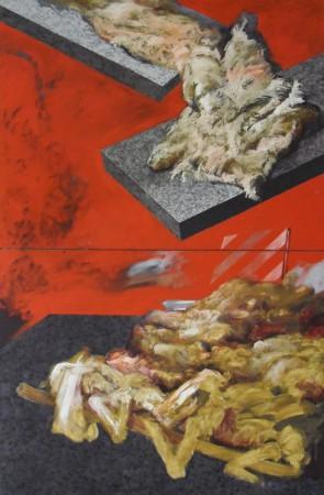 Pád, 2x140x180, 2009