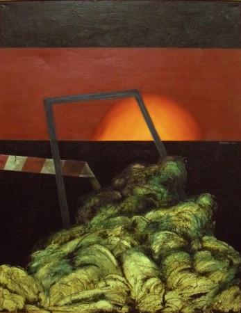 Ikarův pád, 180x140, 2010