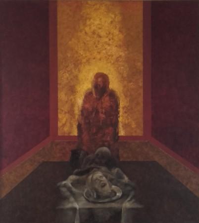 Jan Křtitel s hlavou Salome, 200x180, 2016