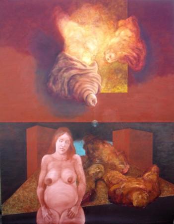 Zvěstování, 220x170, 2016/2017