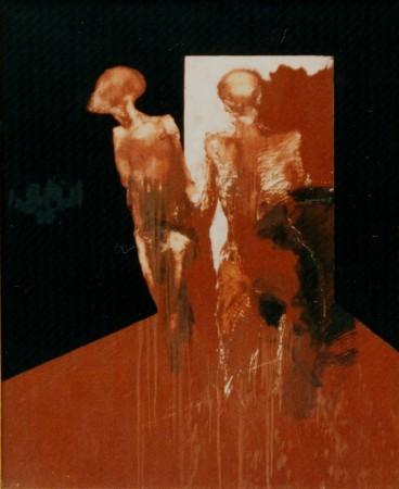 Adam a Eva, 150x120, 1979