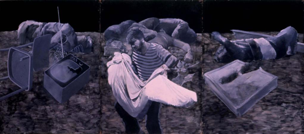 Idylická scéna, 162x360, 1983